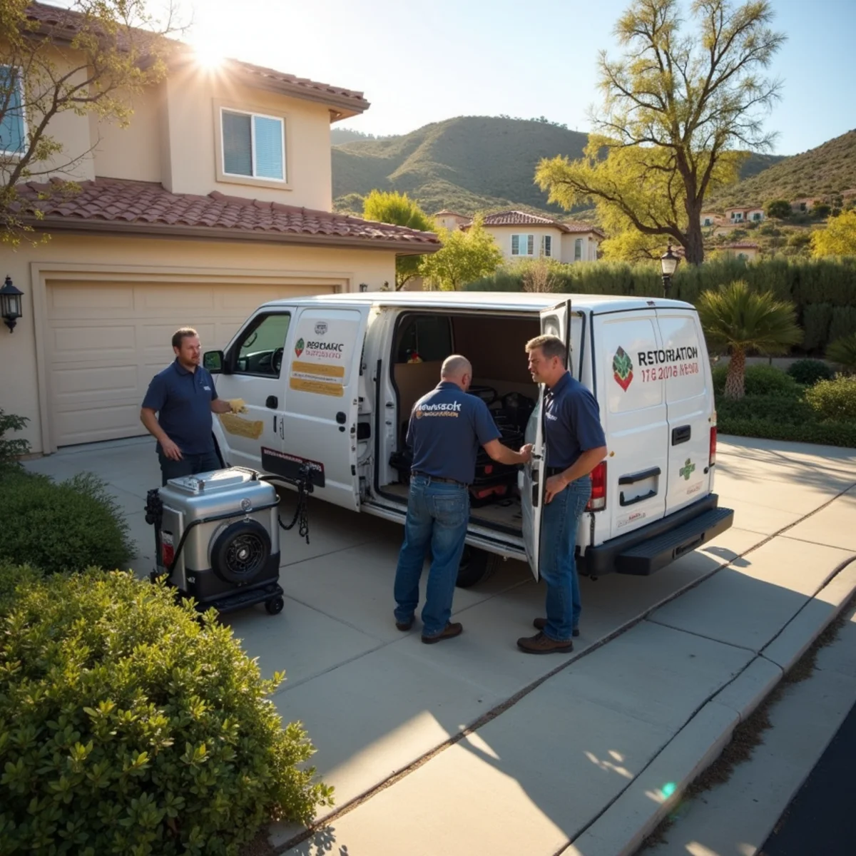 Local water damage restoration team serving Chino Hills, CA