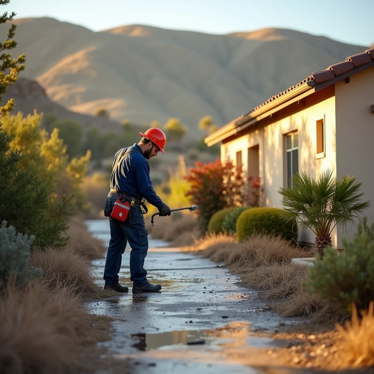 Water damage restoration for a home near Chino Hills State Park