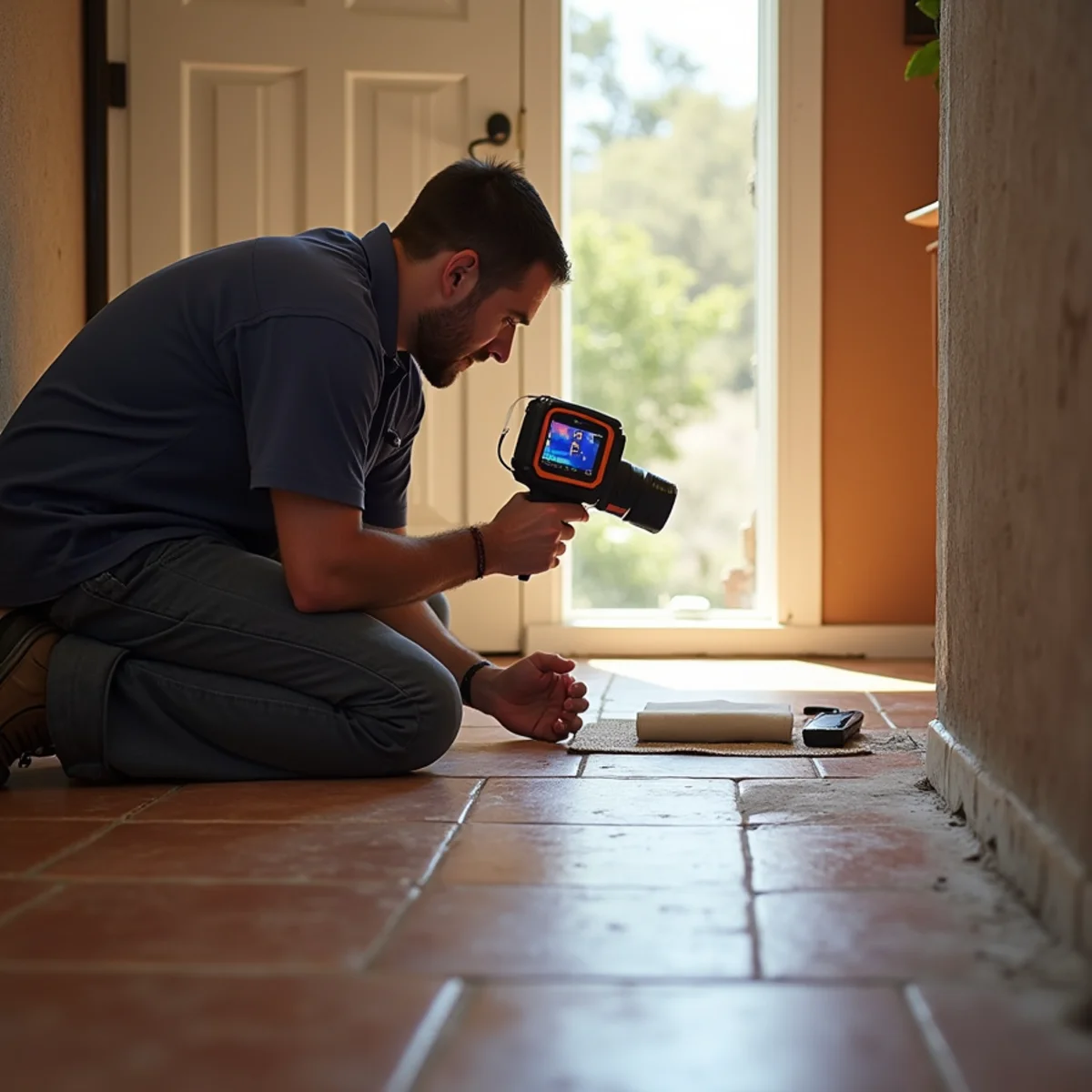 Water damage restoration crew responding at a Diamond Bar, CA home