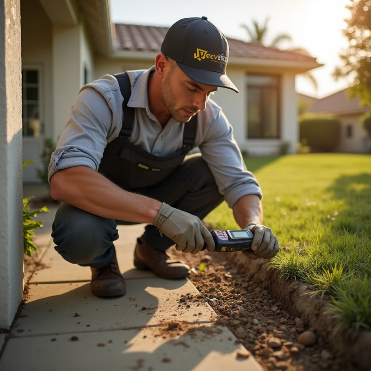 Water damage restoration crew responding at a Los Serranos, CA home