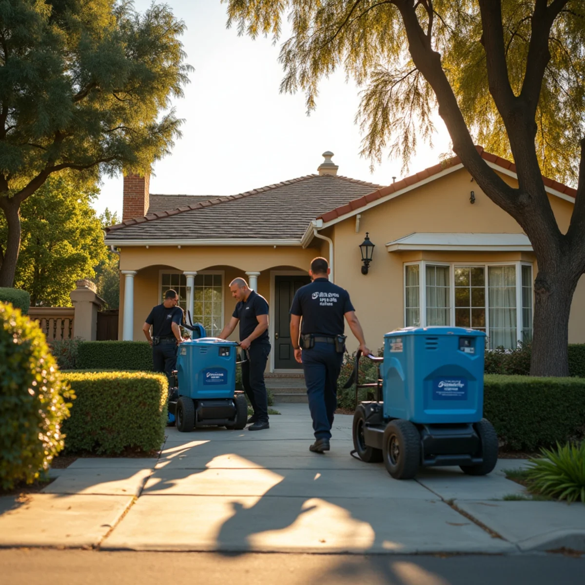 Water damage restoration in a historic Pomona, CA home