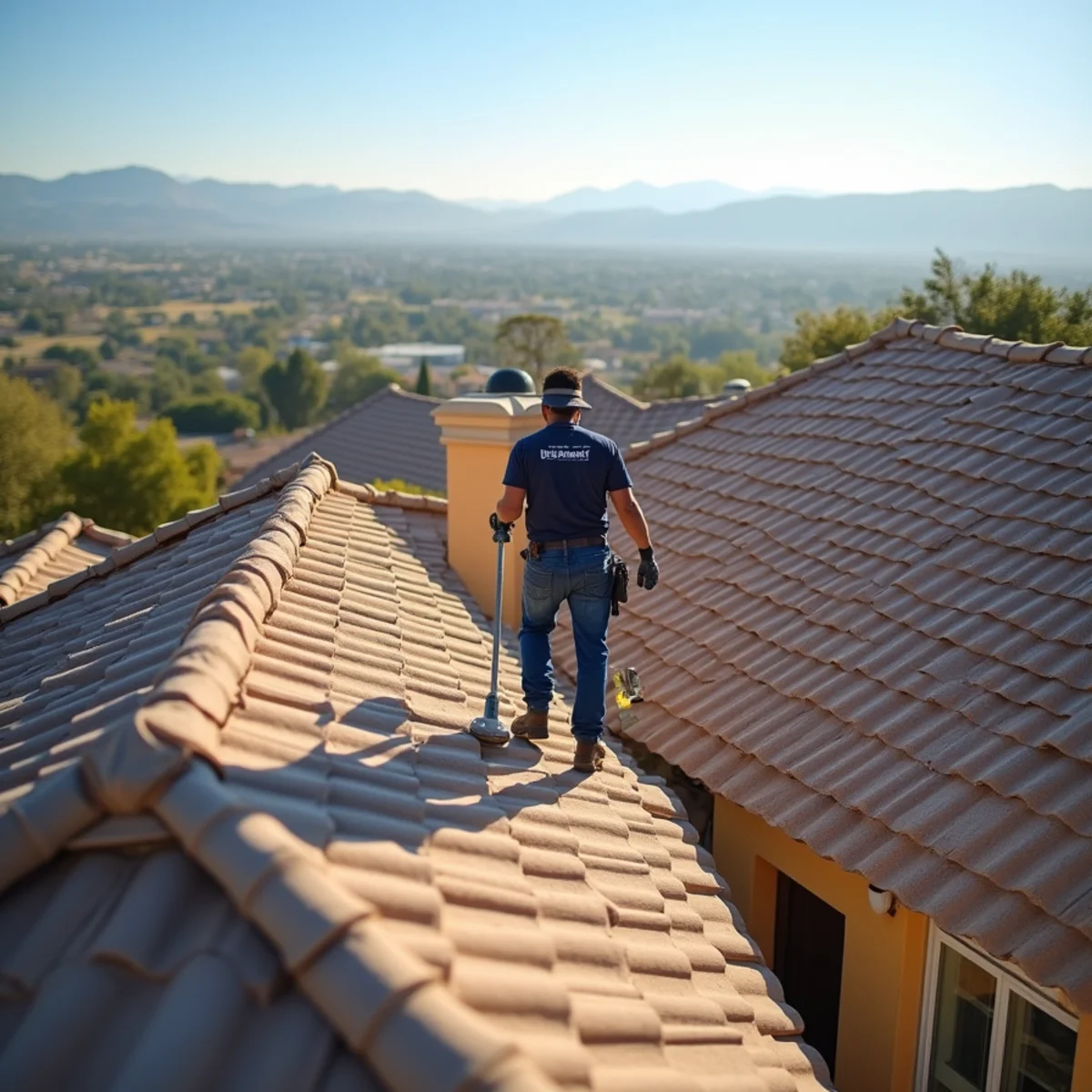 Water damage restoration in a ridge-top Rolling Ridge home in Chino Hills