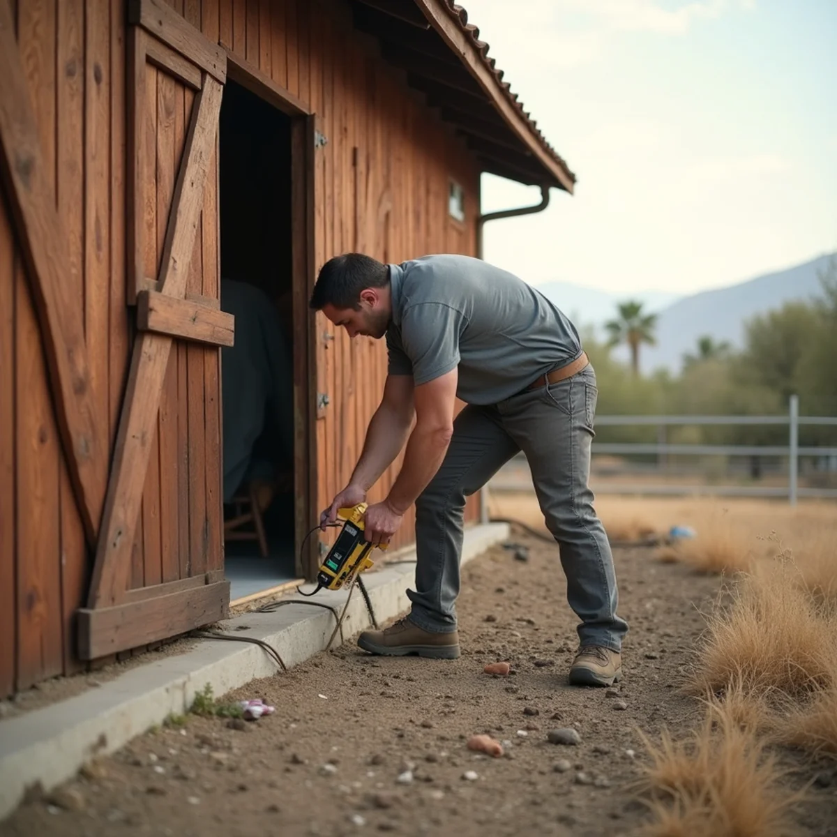 Water damage restoration crew responding at a San Dimas, CA home