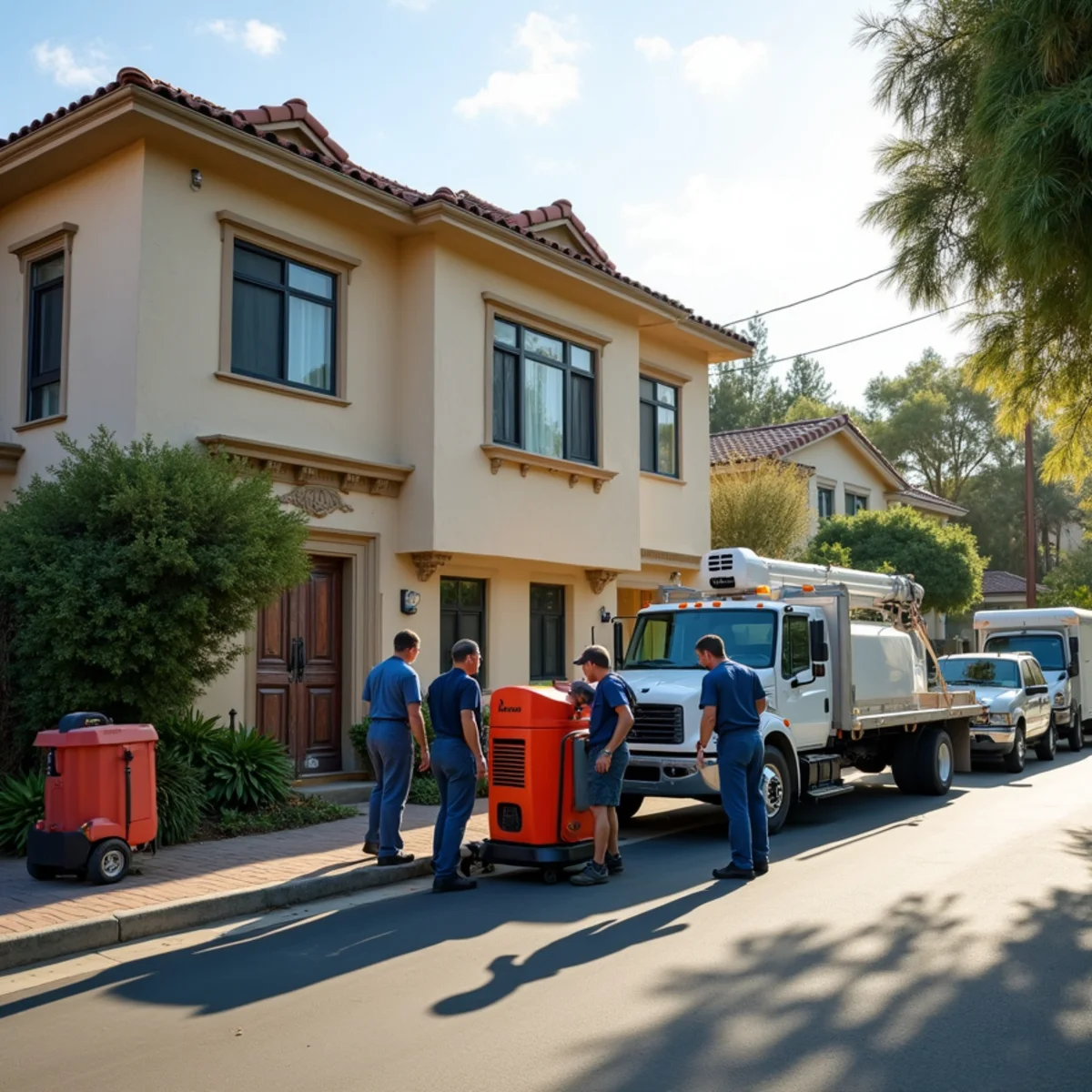 Water damage restoration in a Santa Ana, CA home