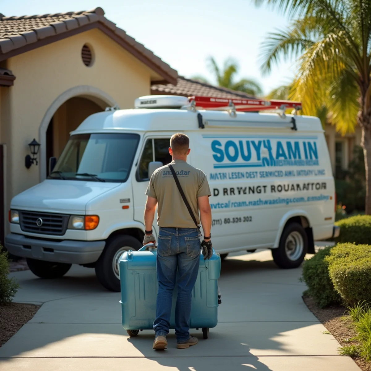 Water damage restoration in a Tustin, CA home