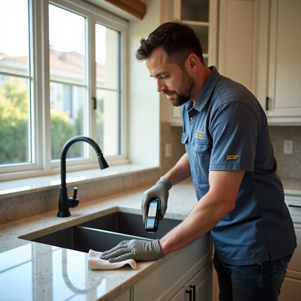 Water damage restoration crew responding at a Yorba Linda, CA home
